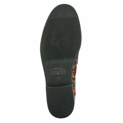 Spring Step L'Artiste Men's Jonas Leather Loafer Black Multi EU 46 / US 12-12.5
