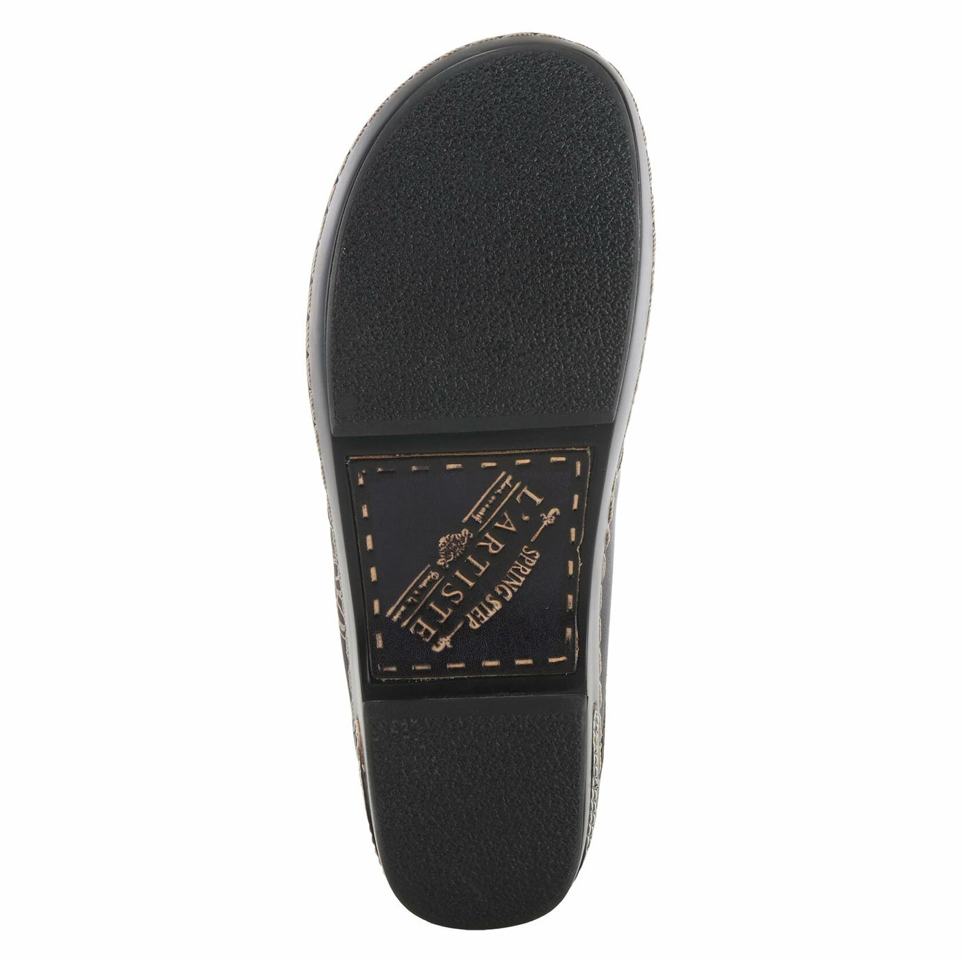 Spring Step L'Artiste Women's Woodside Leather Open Back Clog Black Multi EU 39 / US 8.5