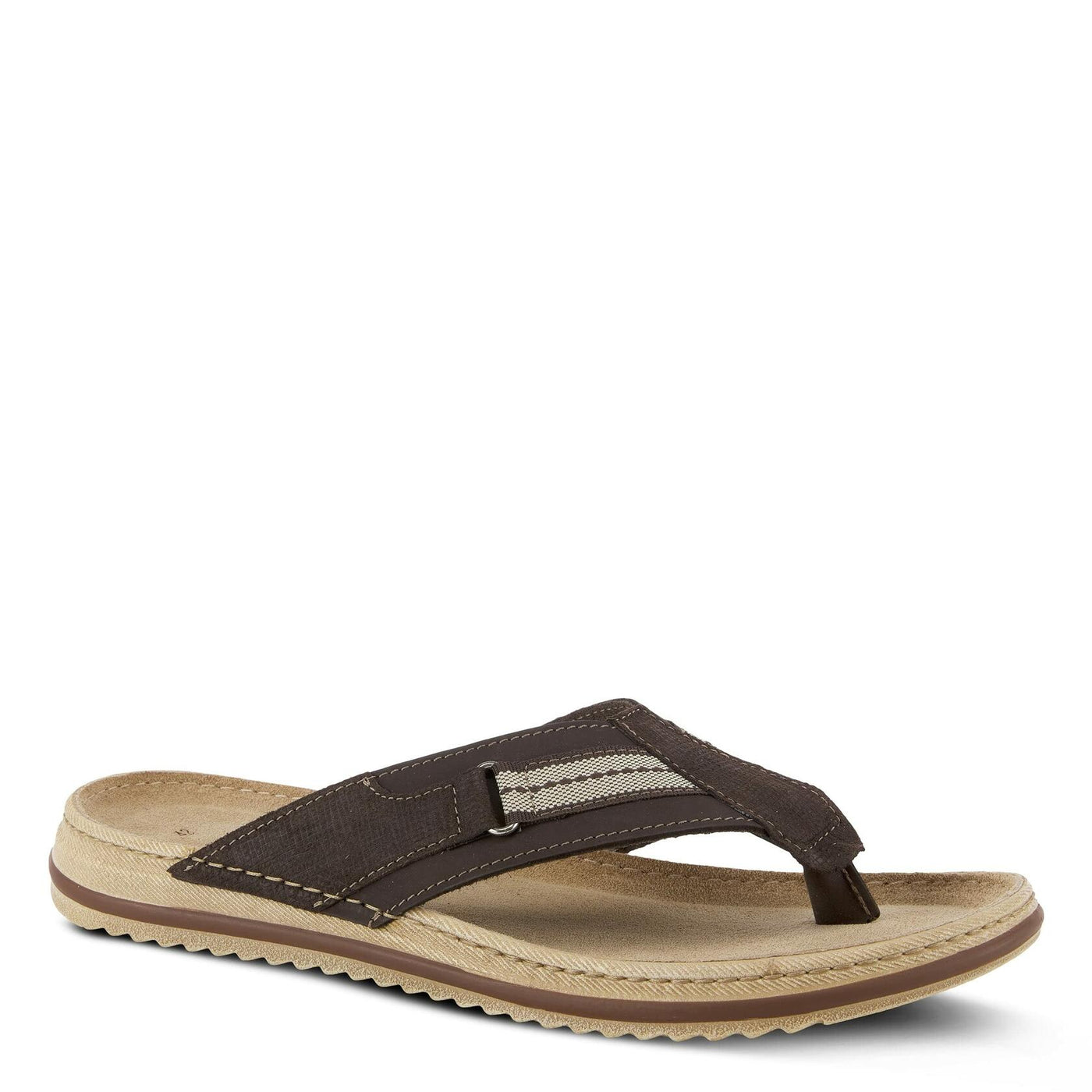 SPRING STEP MEN URIEL SANDAL DARK BROWN / EU 44 / US 10.5-11