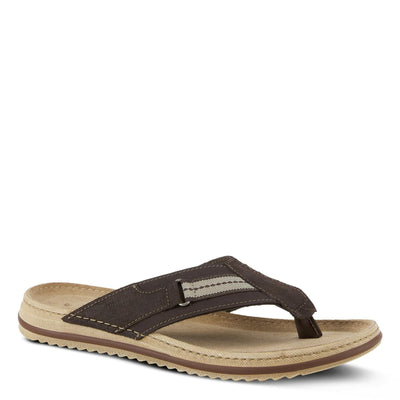 SPRING STEP MEN URIEL SANDAL DARK BROWN / EU 44 / US 10.5-11