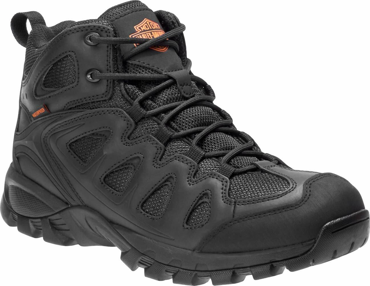 HARLEY-DAVIDSON FOOTWEAR Men's Woodridge Construction Boot, Black, 7