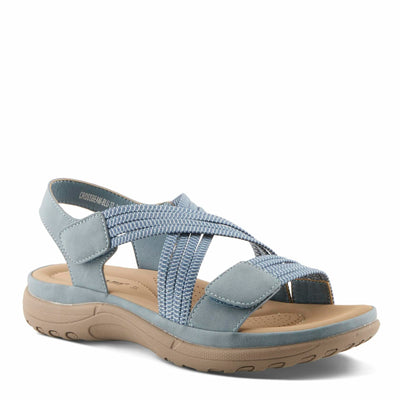 Flexus Women's CROSSBEAM Cross Over Sandals Blue EU 36 / US 5.5-6