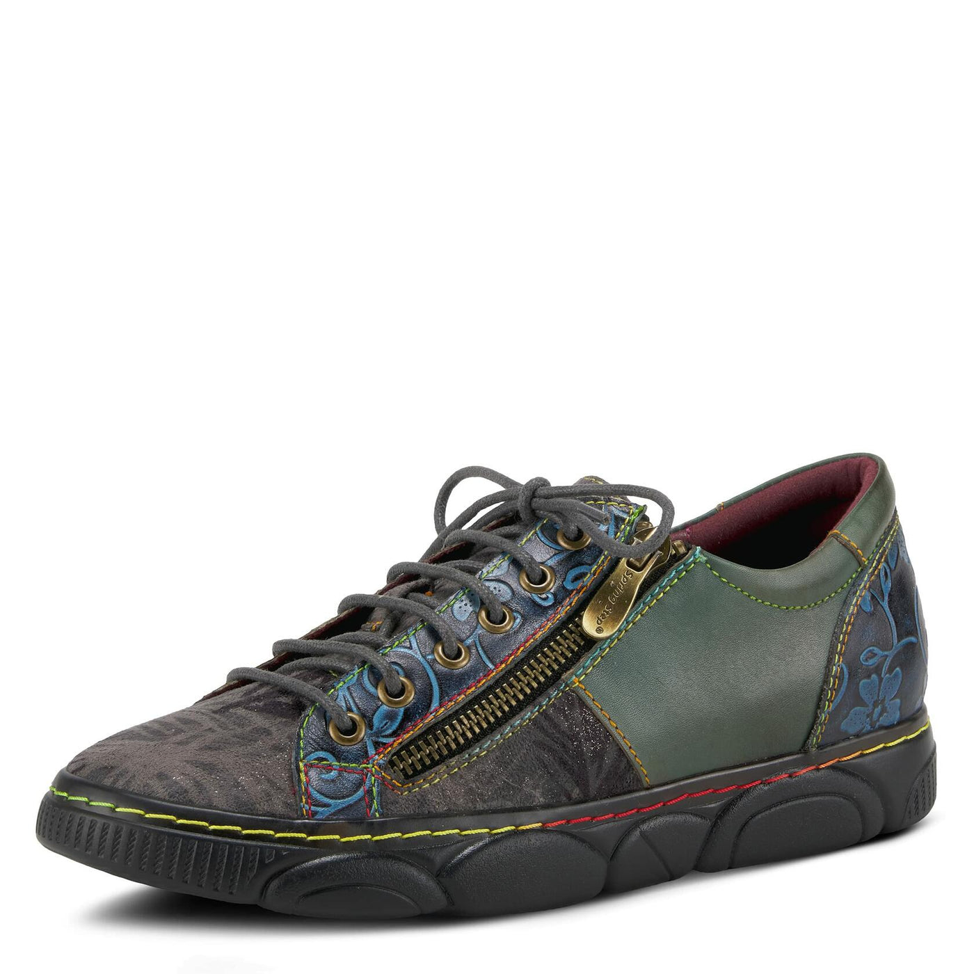 Spring Step L`Artiste Women's Danli Sneaker Grey Multi EU 38 / US 7.5-8
