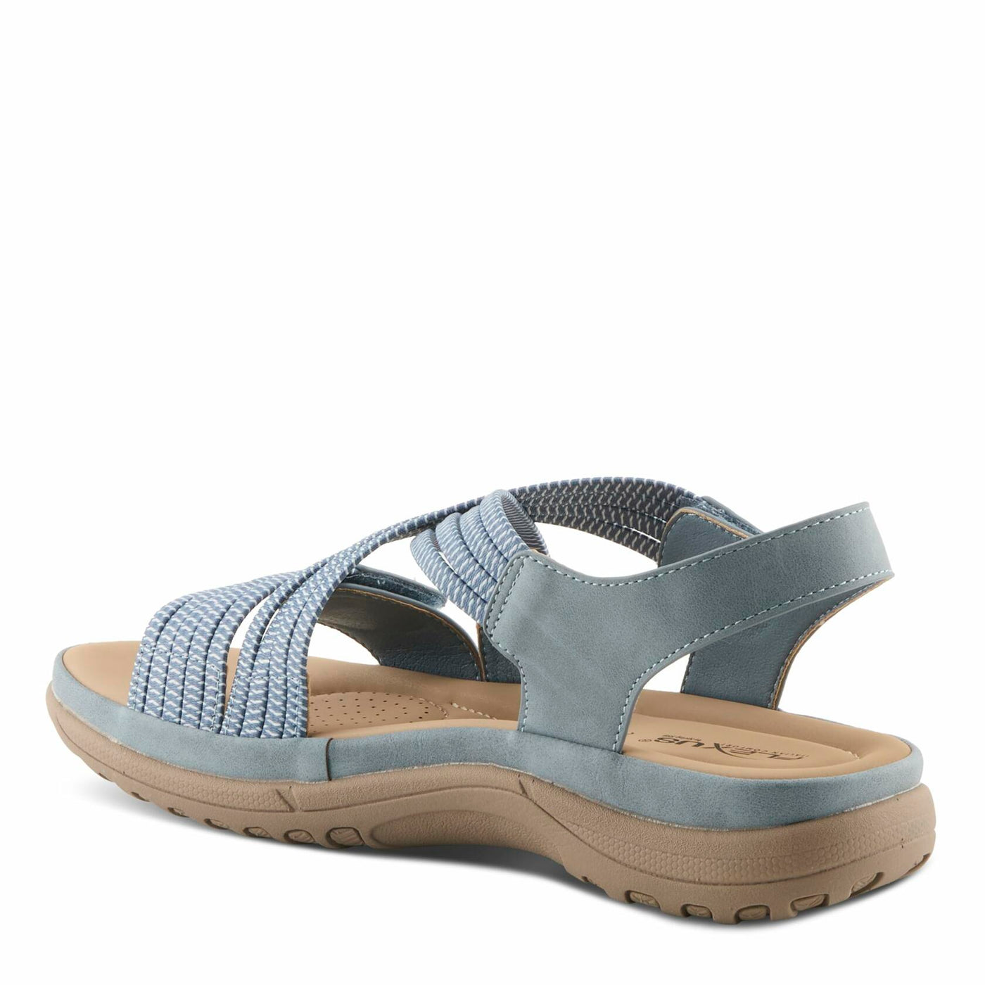 Flexus Women's CROSSBEAM Cross Over Sandals Blue EU 36 / US 5.5-6