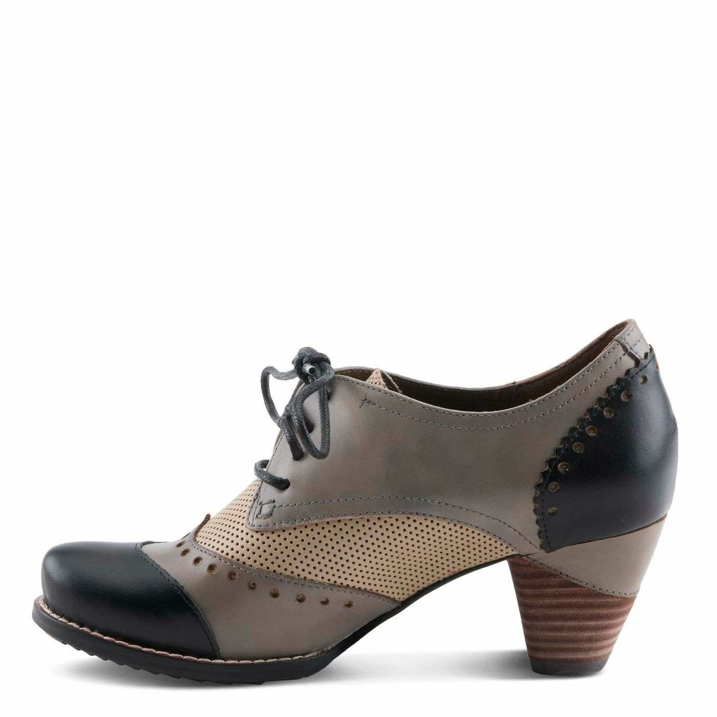 L'Artiste by Spring Step Women's Bardot Dress Pump Black Multi EU 41 / US 9.5-10