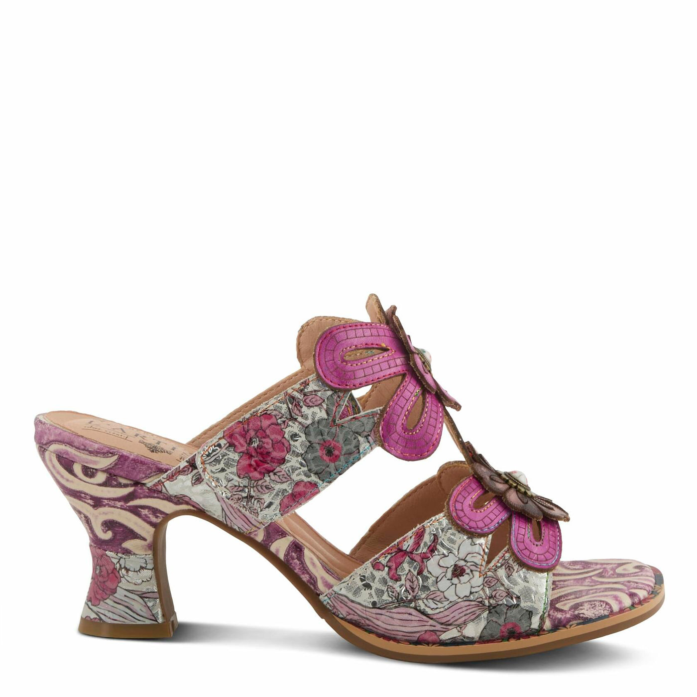 L'Artiste by Spring Step Women's Alania Sandal, Purple Multi, 5