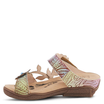 Spring Step L'Artiste Women's Aymee Slide Sandal Sky Blue Multi EU 41 / US 9.5-10