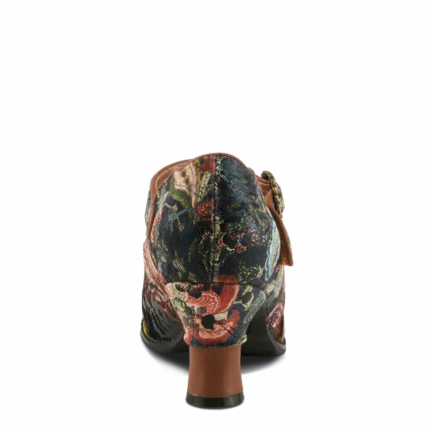 Spring Step L'Artiste Adodora-Prit Mary Jane Pumps | Baroque-Inspired Velvet & Leather Heels TAN MULTI EU 40 / US 9