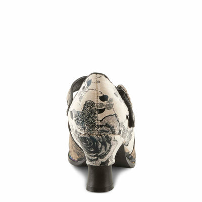 Spring Step L'Artiste Adodora-Prit Mary Jane Pumps | Baroque-Inspired Velvet & Leather Heels Black Multi EU 41 / US 9.5-10