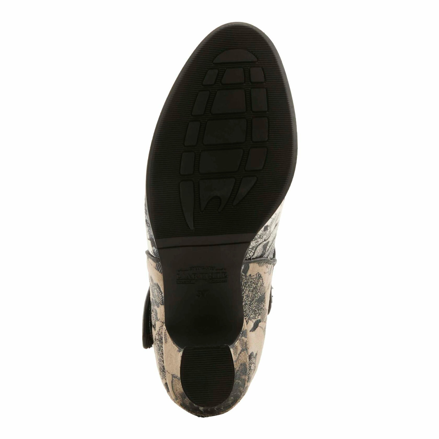 Spring Step L'Artiste Adodora-Prit Mary Jane Pumps | Baroque-Inspired Velvet & Leather Heels Black Multi EU 38 / US 7.5-8