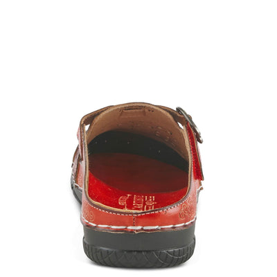 Spring Step L'Artiste Women's Popcorn Slide Sandal Red EU 41 / US 9.5-10