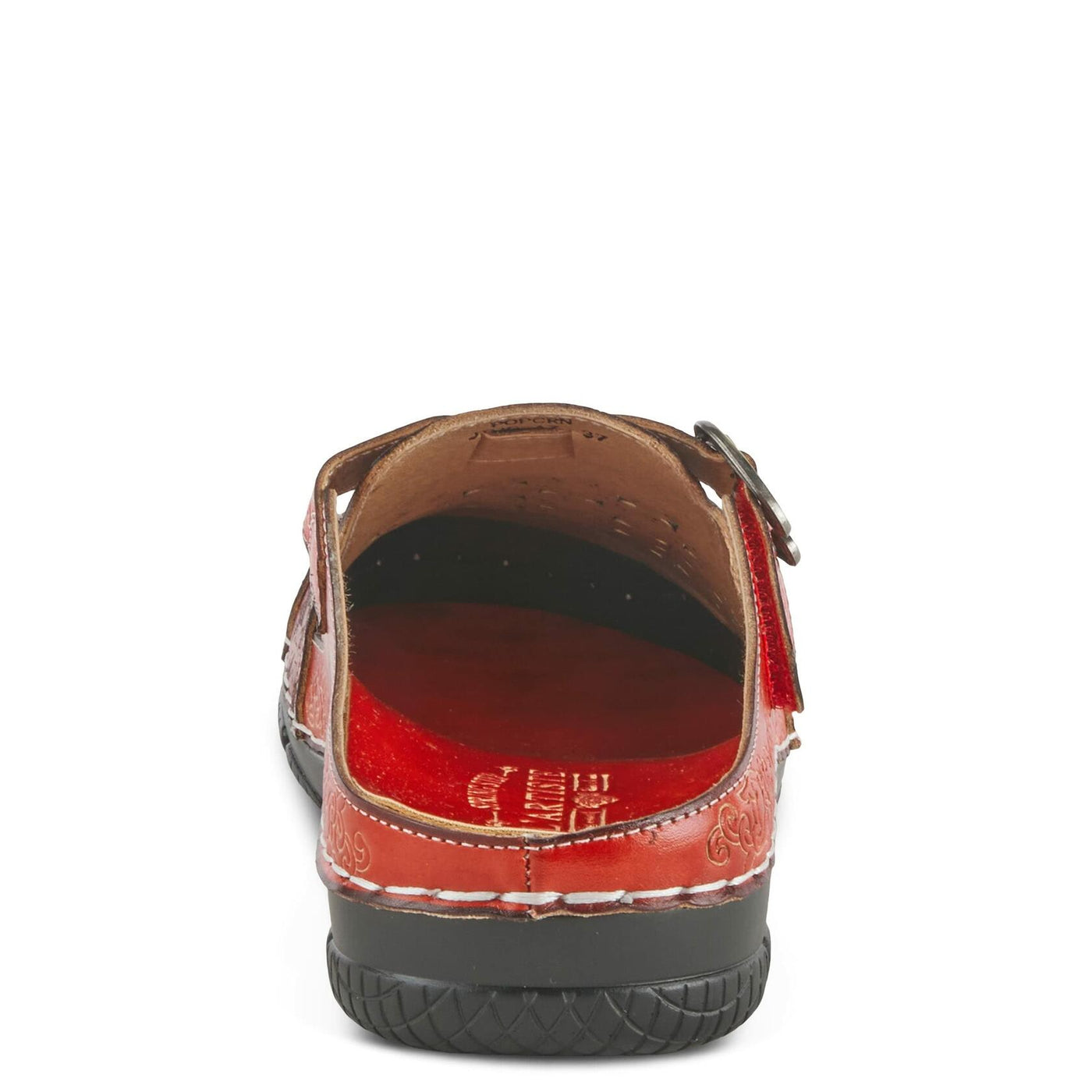 Spring Step L'Artiste Women's Popcorn Slide Sandal Red EU 39 / US 8.5