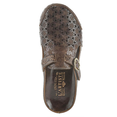 Spring Step L'Artiste Women's Popcorn Slide Sandal Brown EU 37 / US 6.5-7