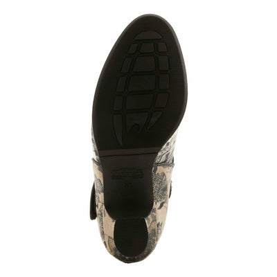 Spring Step L'Artiste Adodora-Prit Mary Jane Pumps | Baroque-Inspired Velvet & Leather Heels Black Multi EU 37 / US 6.5-7