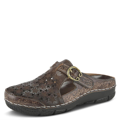 Spring Step L'Artiste Women's Popcorn Slide Sandal Brown EU 39 / US 8.5