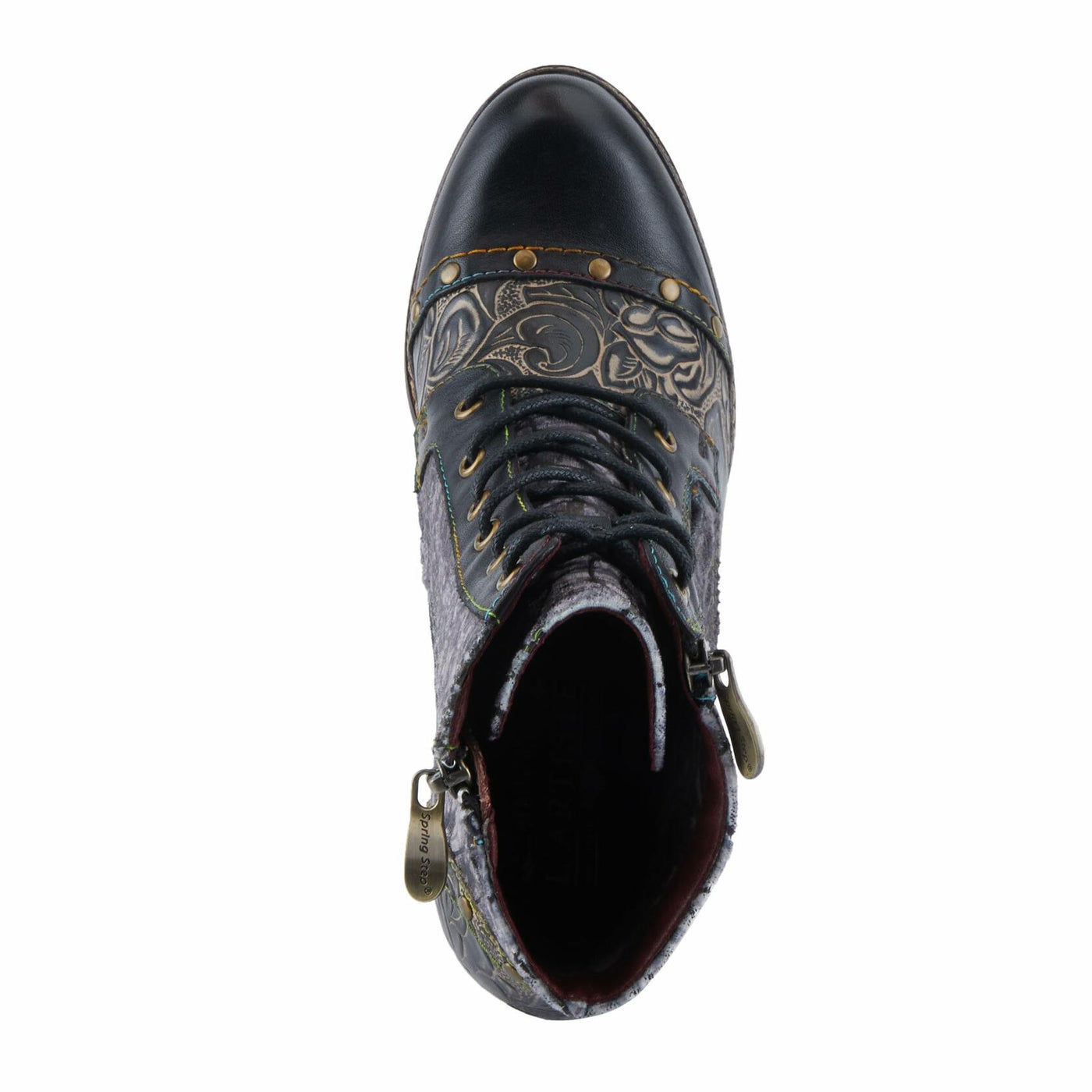 L'Artiste by Spring Step Women's Avyanna Black Multi 8.5 Medium