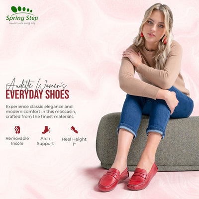 Spring Step Women's Audette Shoes, Brown, 7.5-8