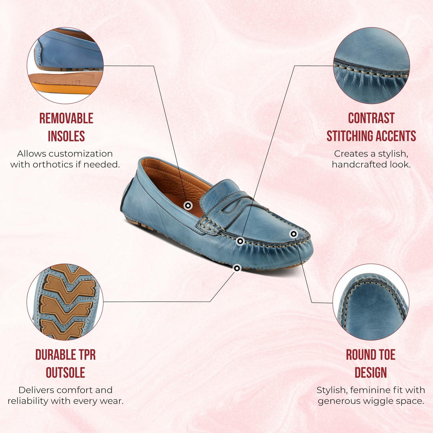 Spring Step Women's Audette Shoes, Brown, 7.5-8