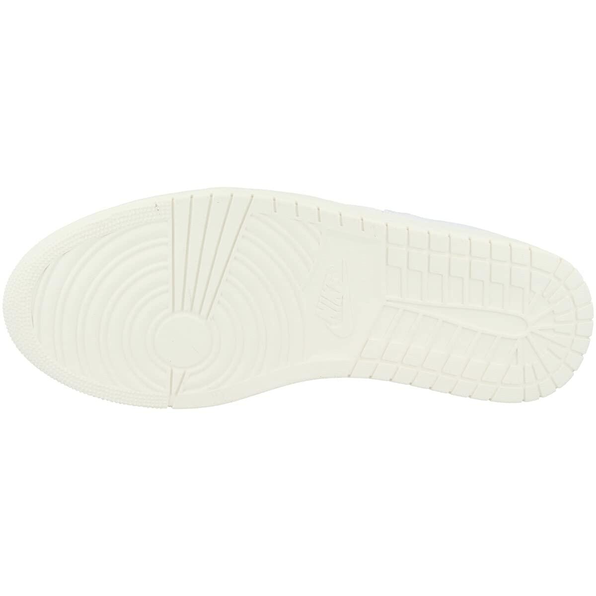 Nike Men's Hi-Top Trainers, Multicolour (White/White-Pale Ivory-Metallic Gold 100), 10