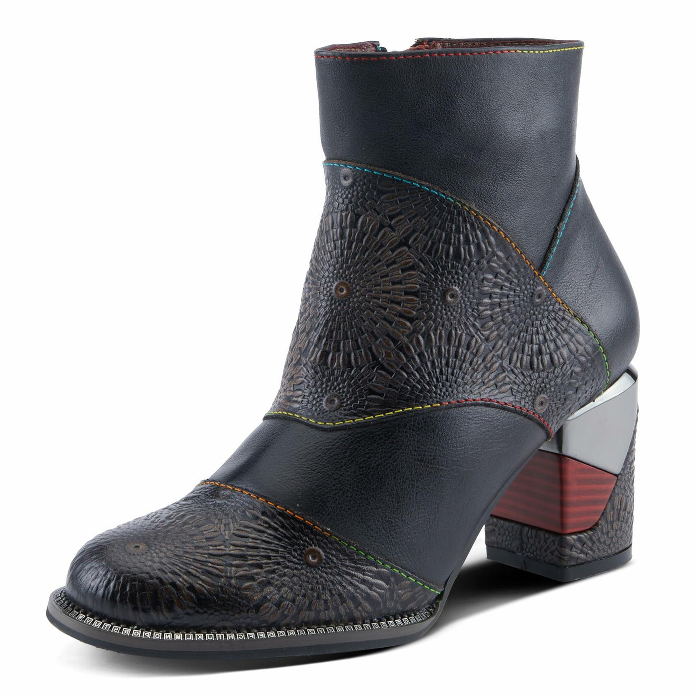 L'Artiste by Spring Step Women's Topanga Fashion Boot, Black, 5