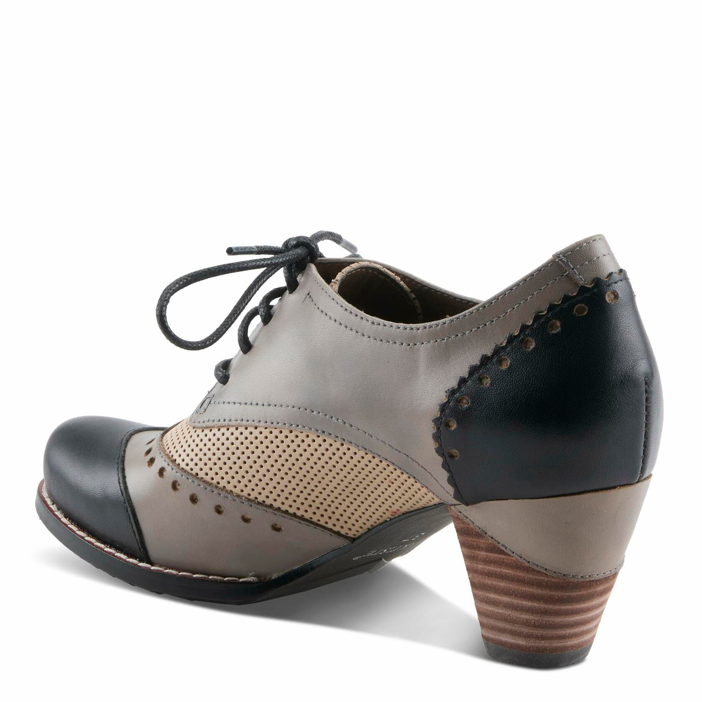 L'Artiste by Spring Step Women's Bardot Dress Pump Black Multi EU 38 / US 7.5-8