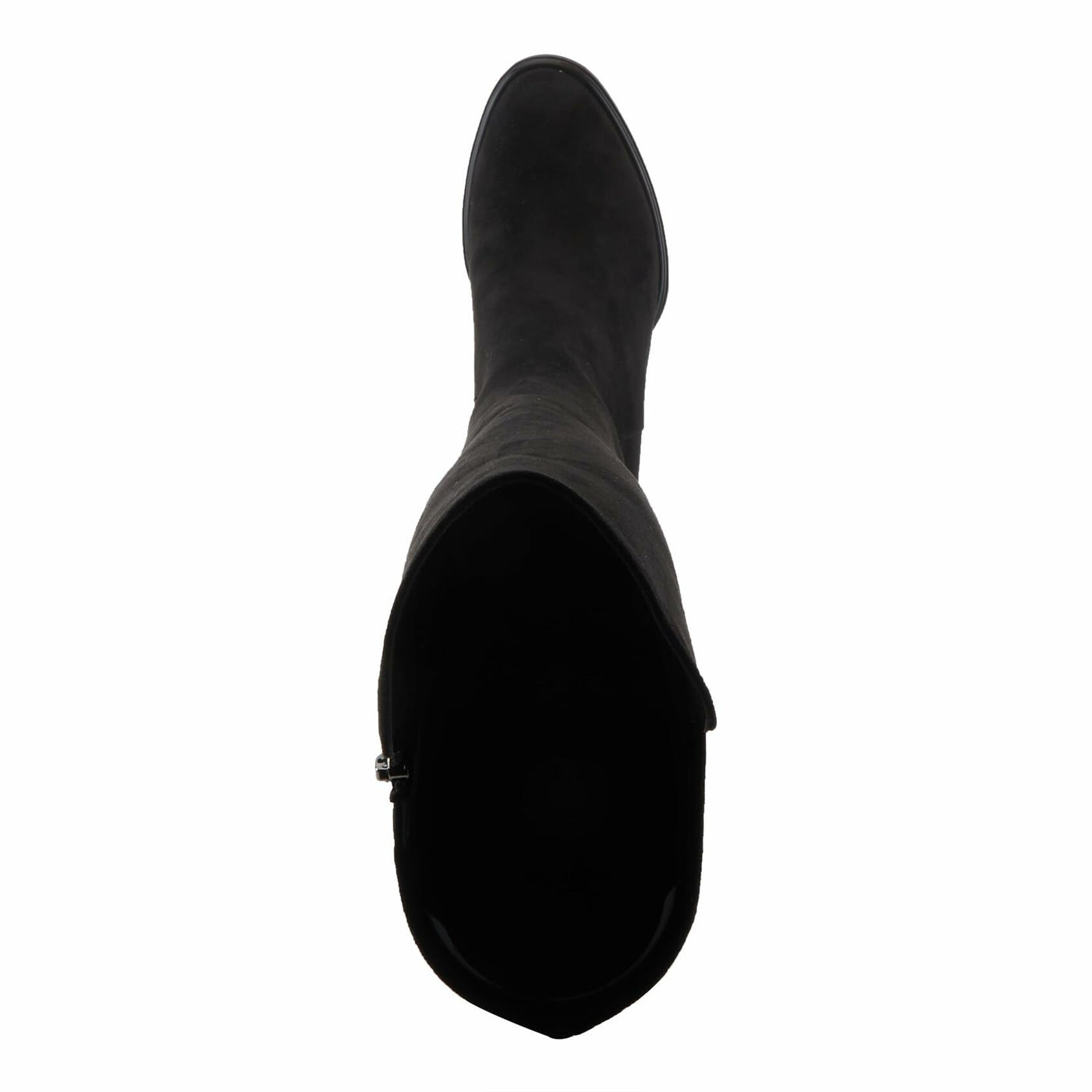 Azura Women's VESUVIUS Over-the-Knee Boot – Ultra-Suede with Crystal Chainlink Detail and Block Heel