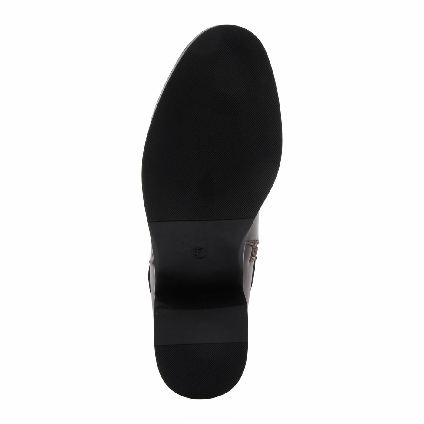 PATRIZIA PAPINA Women’s Tall Riding Boot – Faux Leather Knee-High with Buckle & Stretch Back Panel