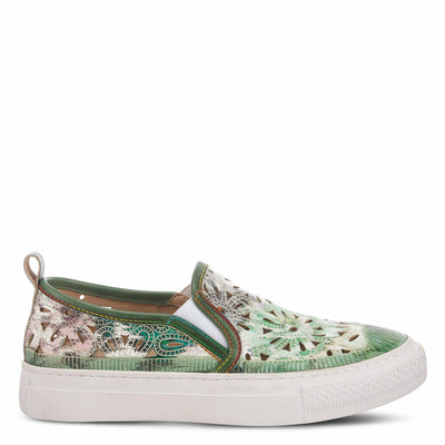Spring Step L'Artiste Women's Denofeden Sneaker Green Multi EU 40 / US 9