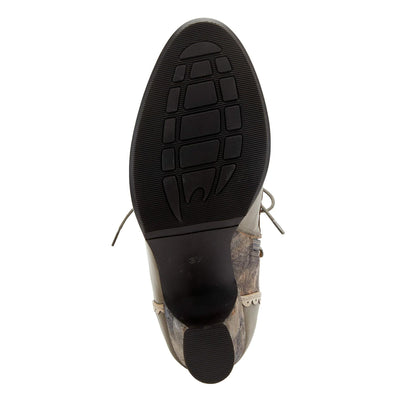 L’Artiste by Spring Step Women's Bewitch-Floral Ankle Boot, Olive Multi, 9.5-10