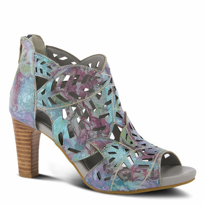 Spring Step L'Artiste Women's Amora Bootie Blue Multi EU 37 / US 6.5-7