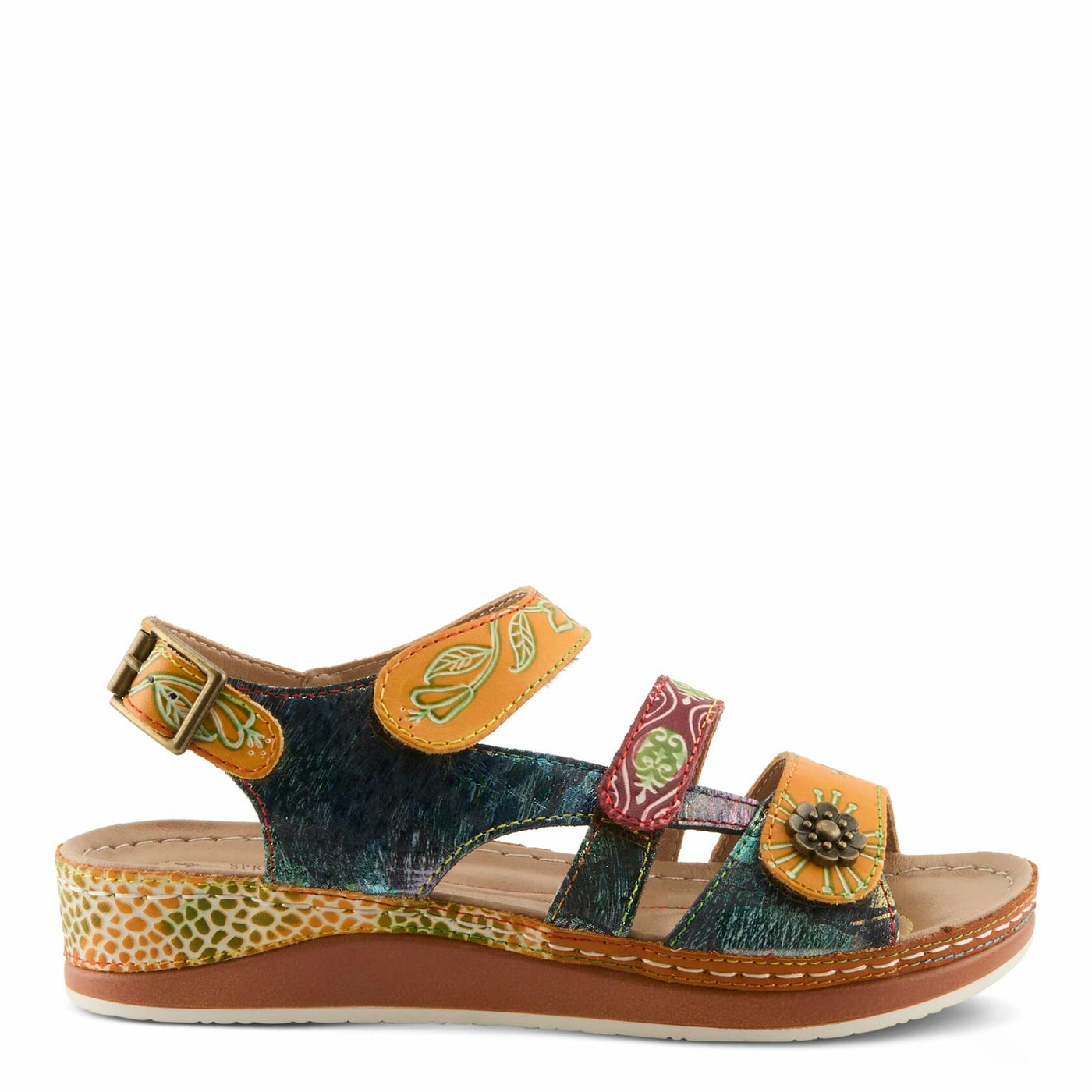 L�Artiste by Spring Step Women's Sumacah-cam Slide Sandal, Camel, 35 EU/5 M US