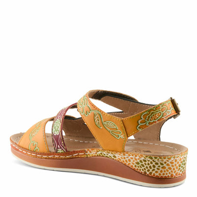 L�Artiste by Spring Step Women's Sumacah-cam Slide Sandal, Camel, 35 EU/5 M US