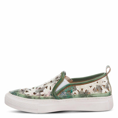 Spring Step L'Artiste Women's Denofeden Sneaker Green Multi EU 35 / US 5