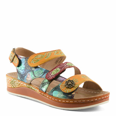 L�Artiste by Spring Step Women's Sumacah-cam Slide Sandal, Camel, 35 EU/5 M US