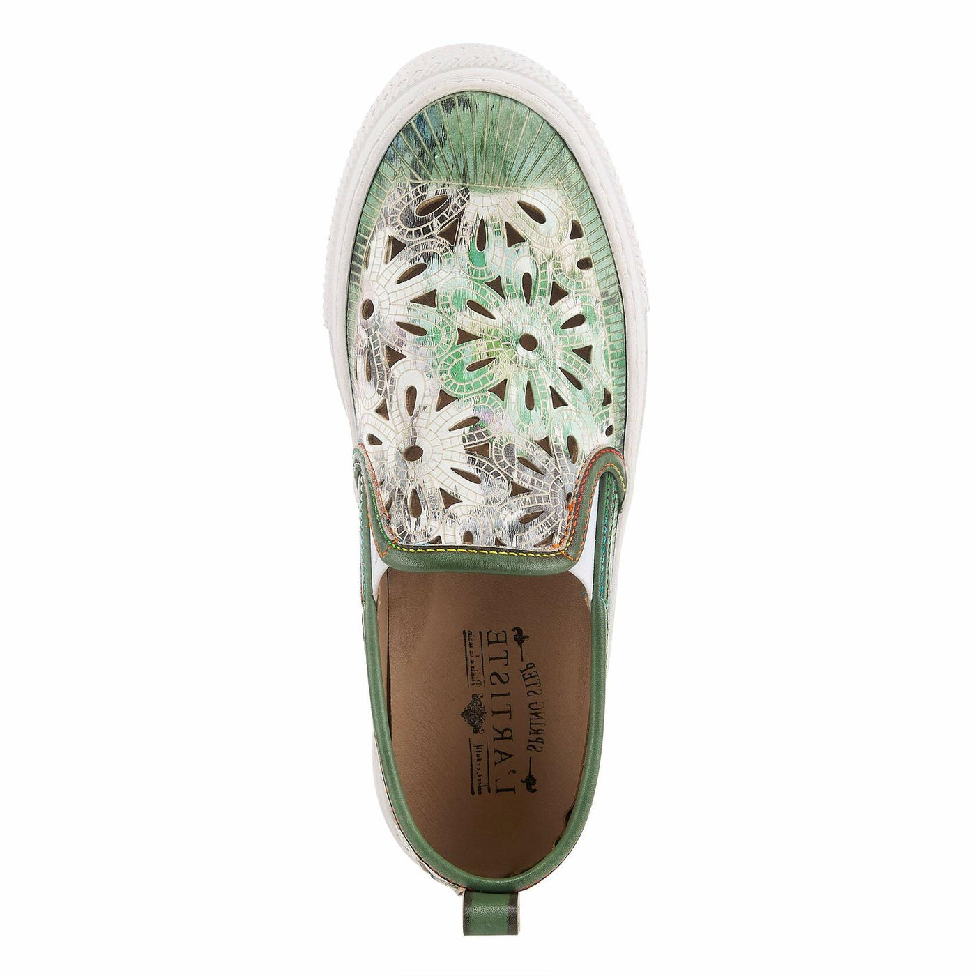 Spring Step L'Artiste Women's Denofeden Sneaker Green Multi EU 42 / US 10.5-11