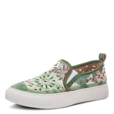 Spring Step L'Artiste Women's Denofeden Sneaker Green Multi EU 42 / US 10.5-11