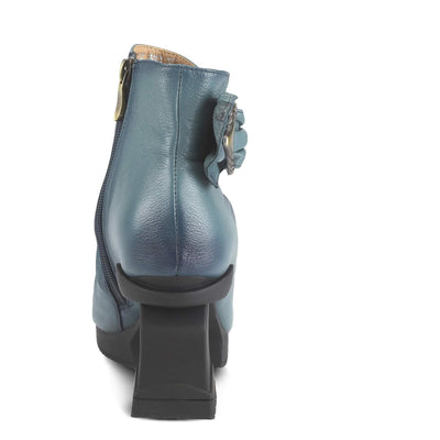 Spring Step L`Artiste Women's Nesgara Shootie Denim Blue EU 42 / US 10.5-11