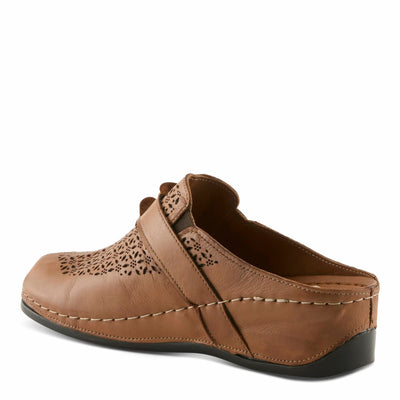 Spring Step Women's Lilybean Leather Clog Camel EU 39 / US 8.5