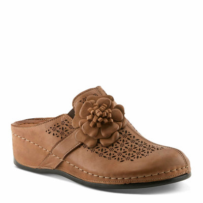 Spring Step Women's Lilybean Leather Clog Camel EU 39 / US 8.5