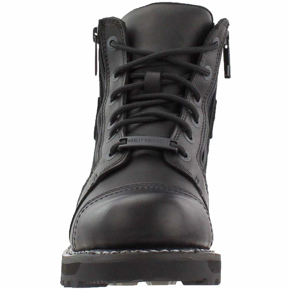 HARLEY-DAVIDSON FOOTWEAR Men's Bonham Work Boot, Black, 8 M US