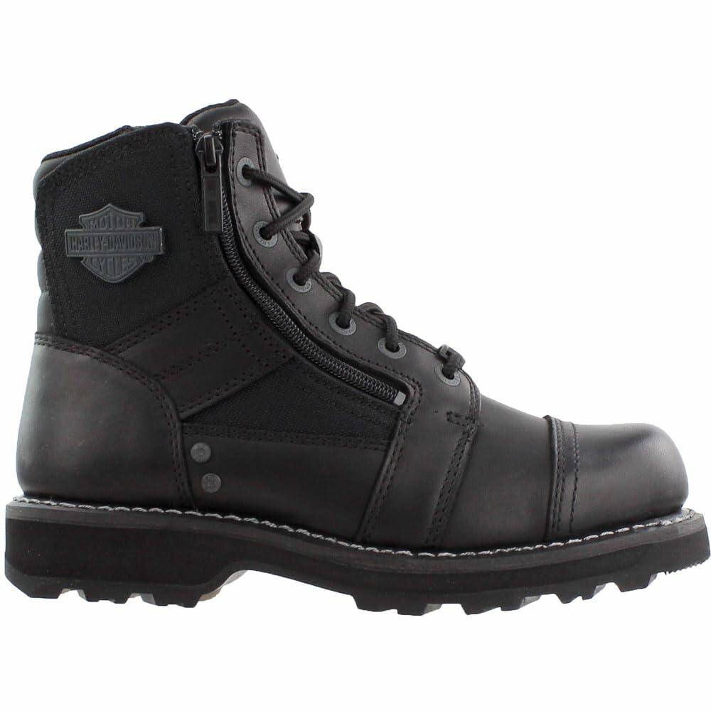 HARLEY-DAVIDSON FOOTWEAR Men's Bonham Work Boot, Black, 9 M US