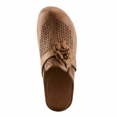 Spring Step Women's Lilybean Leather Clog Camel EU 39 / US 8.5
