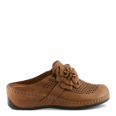 Spring Step Women's Lilybean Leather Clog Camel EU 39 / US 8.5