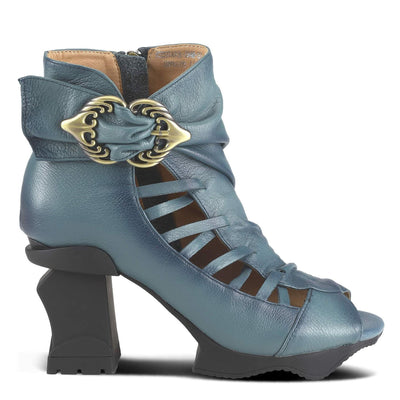 Spring Step L`Artiste Women's Nesgara Shootie Denim Blue EU 42 / US 10.5-11
