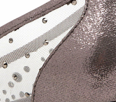 Lady Couture Rhinestone Mesh Dressy Shoes | Women’s Elegant Evening Pumps for Party, Wedding & Formal Occasions