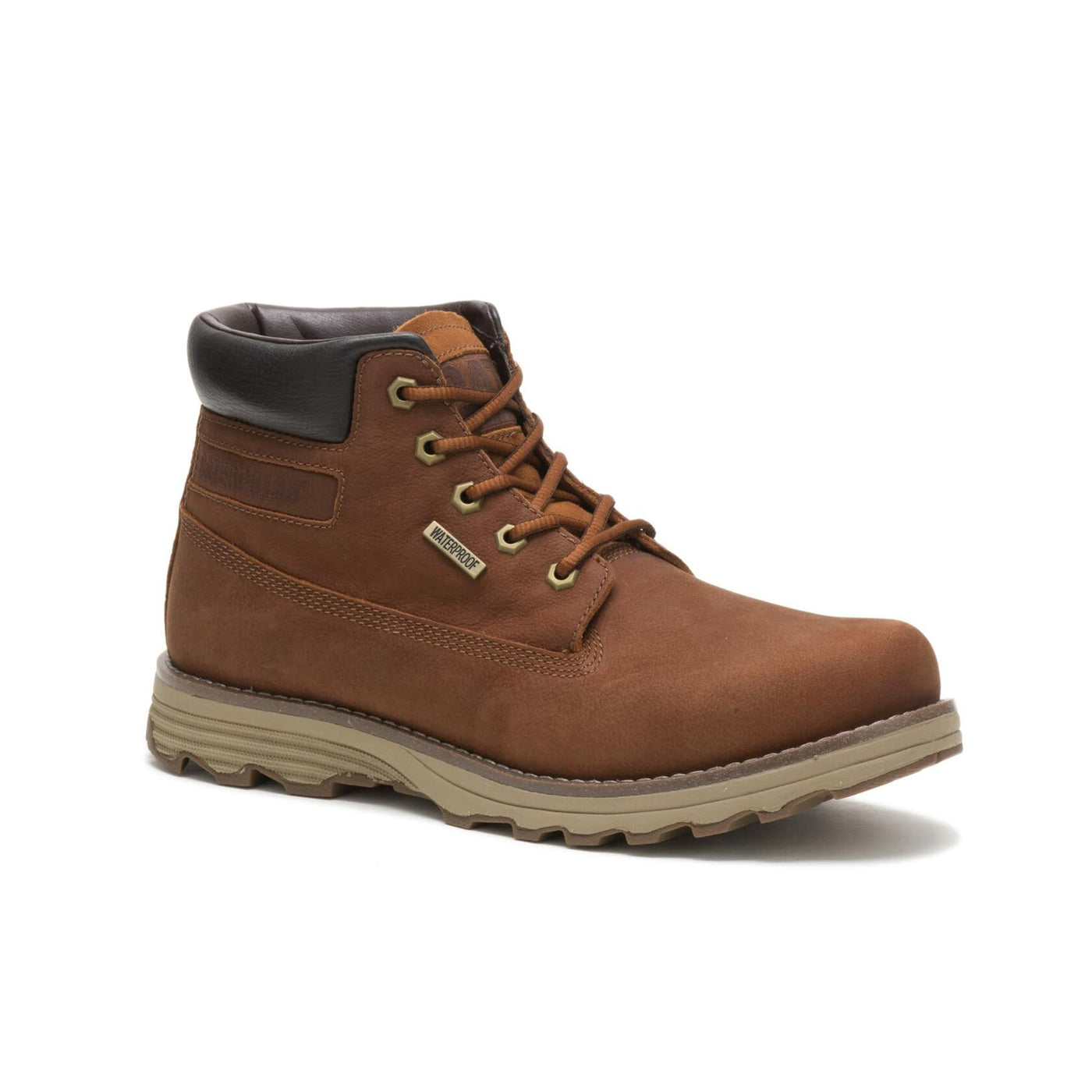 Cat Footwear Men's Founder WP TX Construction Boot, Danish Brown, 10.5