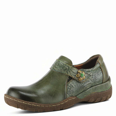 Spring Step L'Artiste Women's Gyarados Leather Slipper Black Multi EU 40 / US 9