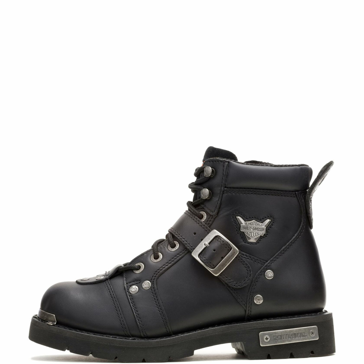 Harley-Davidson Men's Brake Buckle Leather, Black, 13 Wide