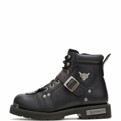 Harley-Davidson Men's Brake Buckle Leather, Black, 13 Wide