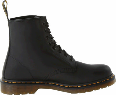 Dr. Martens, 1460 Greasy Leather 8-Eye Boot for Men and Women, Black, 5 US Men/6 US Women